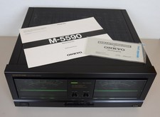 ONKYO M-5590 STEREO ENDVERSTÄRKER ENDSTUFE POWERAMPLIFIER ORG. BDA TOP ZUSTAND
