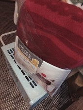 Wolldecke Wohndecke Neu In OVP Rot Muster Vintage Dralon 150x200cm Rarität 