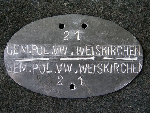 Erkennungsmarke polizei wk - erkennungsmarke, 2.