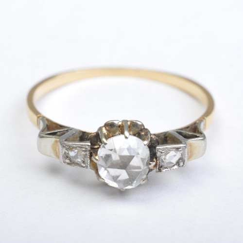 Antiker diamantring 1900 - diamantring,, um