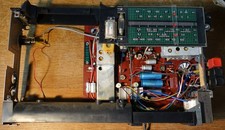 RFT R4100 Radioleiterplatte mit Netzteil, Batteriekasten und Griff