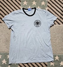 adidas Deutschland Shirt Gr. 2XL 1974 WM Style DFB Retro Fußball blau