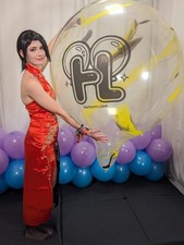 1 x Cattex 35" Luftballon MARBLE x HERLOONS * LOONER *