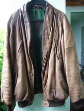Lederjacke Hirschleder Vintage Gr XL. Bärenstark,robust,handmade.Einzelstück.