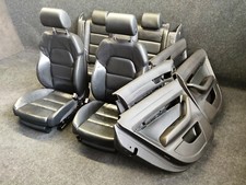 Lederausstattung Audi A6 4F Sportsitze schwarz Ausstattung Sitze Ledersitz