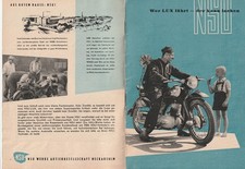 Prospekt  NSU Motorrad LUX