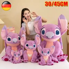 Lilo Stitch Angel Kuscheltier Spielzeug Plüschtier Baumwolle Plüsch Stichkissen