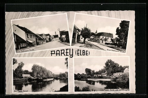 Parey elbe - ak,
