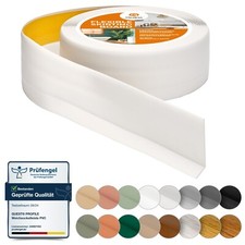 Quest Weichsockelleiste Selbstklebend PVC 50x20mm Sockelleiste Abschlussleiste