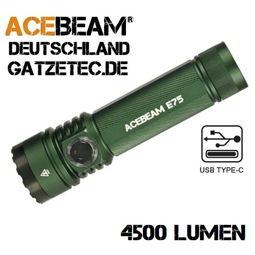 Acebeam e75 led - e75, taschenlampe