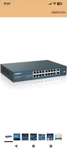 Yuanley port gigabit poe - 18,