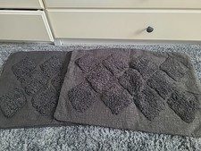 H& M Home, 2 x Kopfkissenbezüge,Dekokissen Groß,38 x 60 cm, Schwarz,Top Zustand 