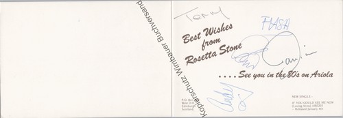 Original autogramm rosetta - original,