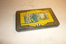 Reklame - Werbung ! Alte kleine Blechdose 10,5x7cm Senoussi Reemtsma Cigaretten