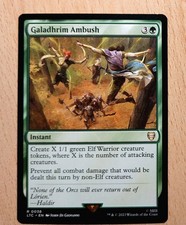 MTG Magic: Hinterhalt der Galadrim, Galadhrim Ambush, English, Top Elfen Karte