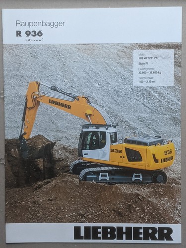 Liebherr 936 raupenbagger - liebherr,