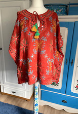 Bluse/Tunika Gr. M/L – Baumwolle – Stickerei – Top Zustand