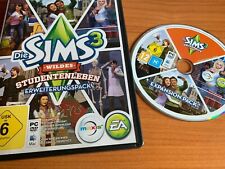 Die Sims 3: Wildes Studentenleben - PC - Spiel in Original DVD Hülle / Sehr Gut