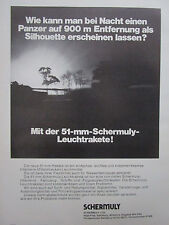 7/1978 PUB SCREENULY LEUCHTRAKETE 51MM BELEUCHTUNG FLARE PANZER CHAR DEUTSCHE ANZEIGE