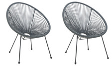 Möbilia Garten-Stuhl 2er-Set