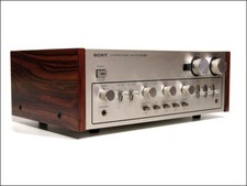 Holzseiten für Sony TA-3650 / TA-N5550 / ST-3950 -Echtholzfurnier Palisander-