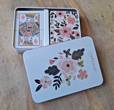 Spielkarten set blechdose - spielkarten,