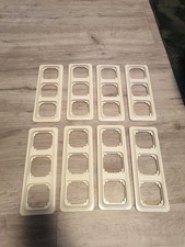 Merten System M 3er Rahmen Cremeweiß