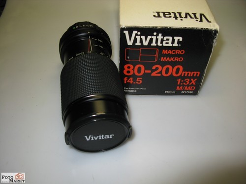 Vivitar zoom objektiv minolta - vivitar, zoom-objektiv