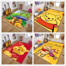Neu Junge Mädchen 3D Winnie Pooh Teppich Kinder Schlafzimmer Bodenmatte Türmatte