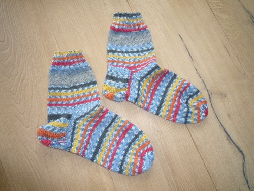 Socken handgestrickt