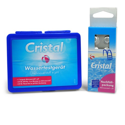 Set cristal wassertestgerät - set,