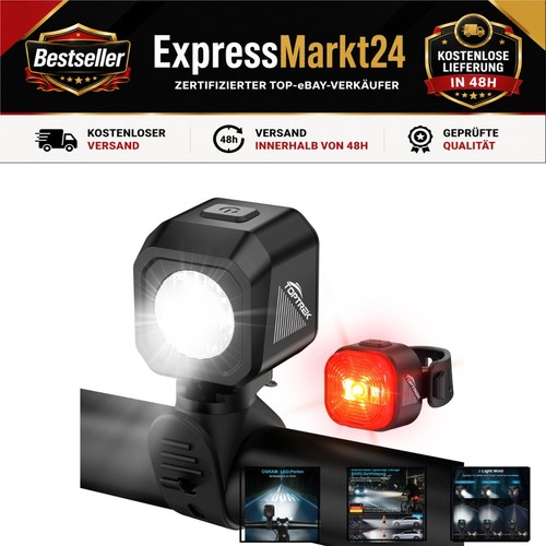 Toptrek fahrradlicht set usb - fahrradlicht,