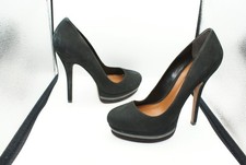 Schutz echt Leder High Heel Plateau Pumps schwarz Gr.39