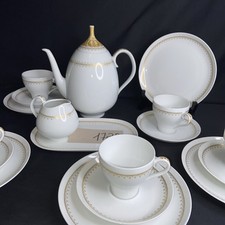 Lorenz Hutschenreuther Porzellan Constanze Poesie Vergoldet Konvolut 18 Teile