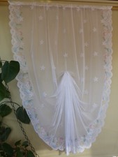 Raffgardine - Store - coloriert mit Muscheln - Größenauswahl