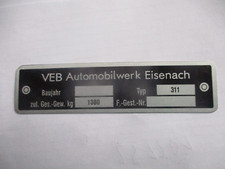 GDR VEB Eisenach Wartburg