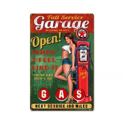 Full service gas station - service,