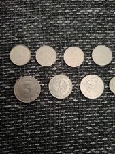 Dm Sammlung 1dm 2 DM 5 DM 50 Pfennig