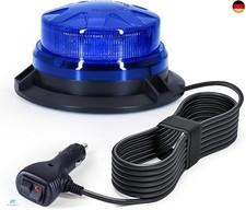 antom LED Rundumkennleuchte,12V-24V Blau Rundumleuchte mit magnetischem und 3