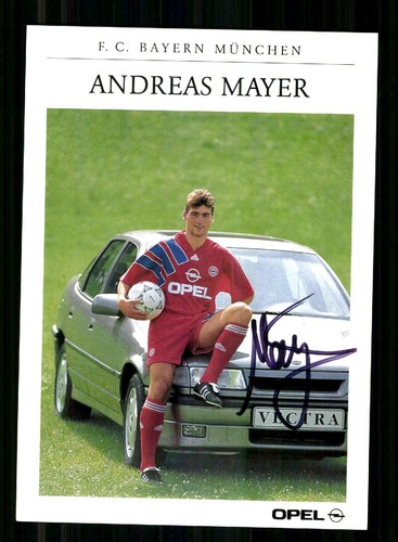 Andreas mayer autogrammkarte - andreas,