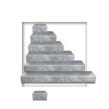 Naturstein Granit Blockstufen