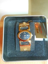  Luv & Kush-Damen-Armbanduhr mit Geschenkbox, vergoldet, Neu