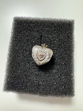 Pandora Charm Princess Heart 791375PCZ 14k Gold 925 Sterling Silber Zirkonia