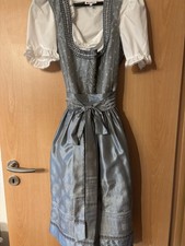 Graues Dirndl , mit Bluse Gr.40