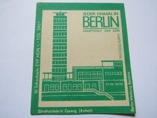 Streichholzetiketten 