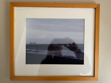 Bilderrahmen Holzleiste hell Normalglas Passepartout ca. 44 x 38 cm (B x H)