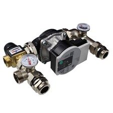 Pumpengruppe Festwert M058 mit drei wege Mischer " ESBE VTA322 Wilo Pumpe 200 m²