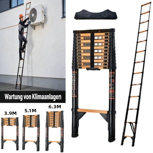 Teleskopleiter anlegeleiter - ,