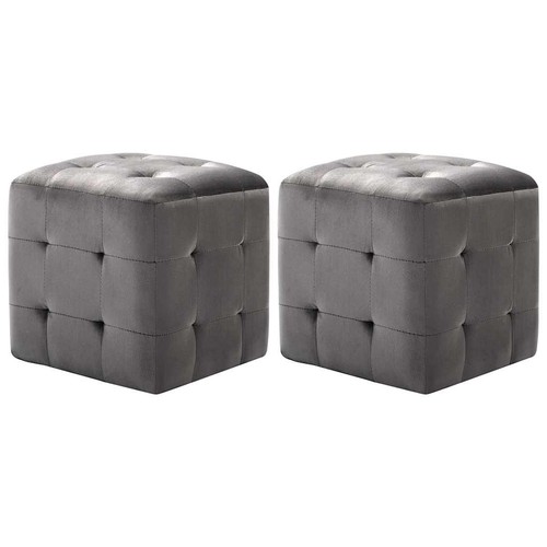 Pouf stk grau - grau, 30x30x30