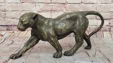 Bronze Skulptur eines Jaguars